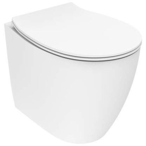 PONSI Wc a Terra Senza Brida Ercos "Kite" Bianco Opaco