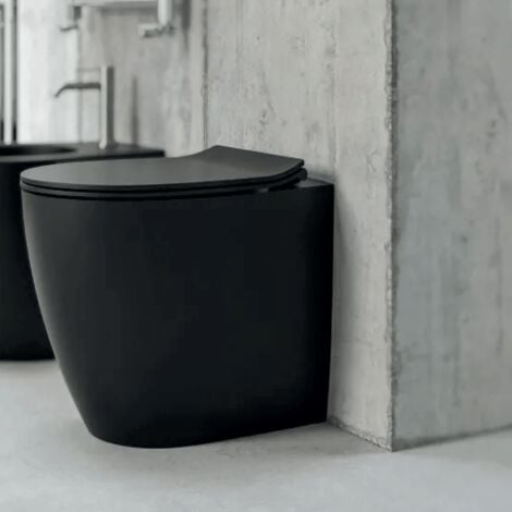 PONSI Wc a Terra Senza Brida Ercos "Kite" Nero Opaco