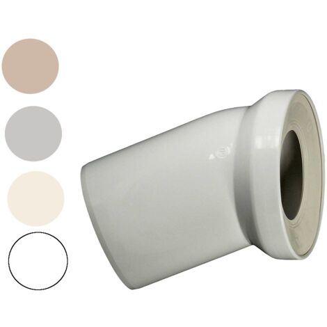 WC Anschluss Beige DN110 x 155mm 22 Grad