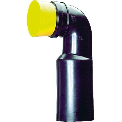 WC-Anschlussbogen 90° DN 90/110 - Schwarz