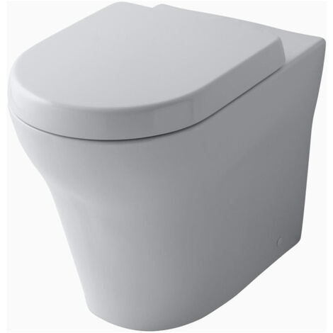 WC au sol MH profond, sans rebord blanc TOTO