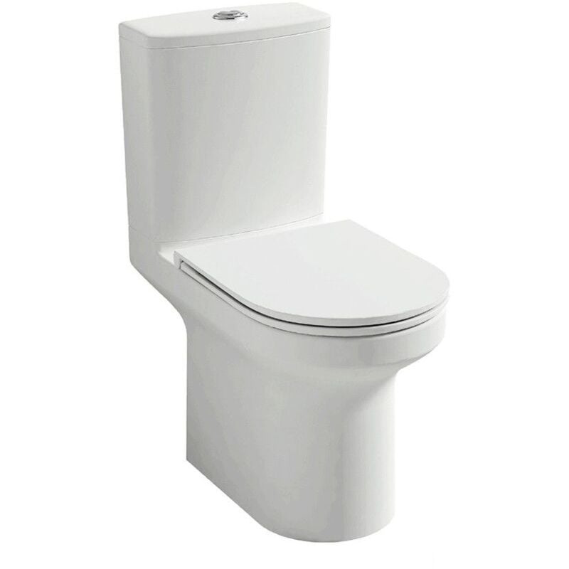 Jacob Delafon - wc au sol sans bride Elite + abattant extraplat