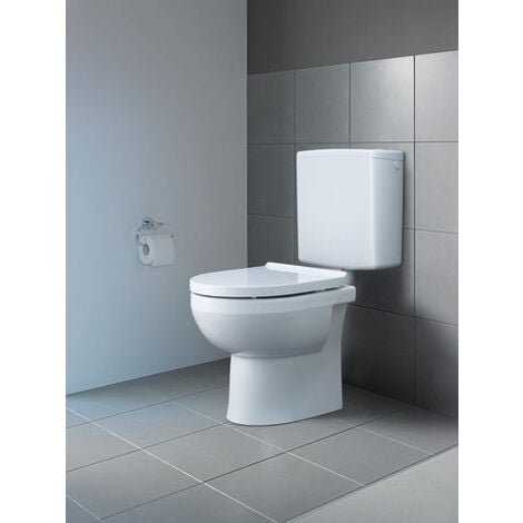 WC autonome Duravit DuraStyle Basic Duravit Rimless®, sortie horizontale, pour une alimentation en eau variable, Coloris: Blanc - 2184090000