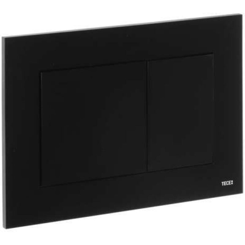 Tece - Now Wc Betätigungsplatte Für Zweimengentechnik Schwarz Matt 9240407