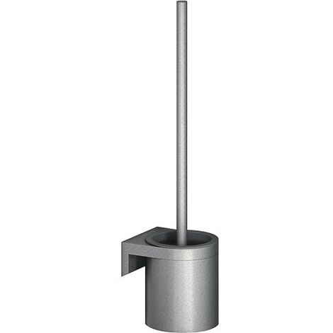 WC-Bürstengarnitur Normbau Serie Cavere aus Aluminium, Anthrazit-Metallic - 7525500095
