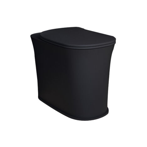 Wc Ceramique New Yorker Reservoir Bas Blackmat - CRISTINA ONDYNA WCNY13