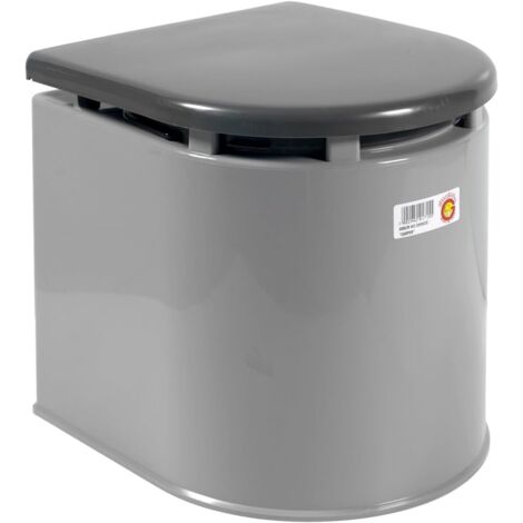 WC chimique pour camping-car 12 litres – Dimensions 41 x 36 x 38 cm – Plastique robuste pour usage extérieur – Giganplast
