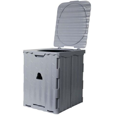 WC chimique,Toilettes de Camping Portatives Toilettes Camping Extérieures Toilettes Pliantes pour Une capacité de 150 kg