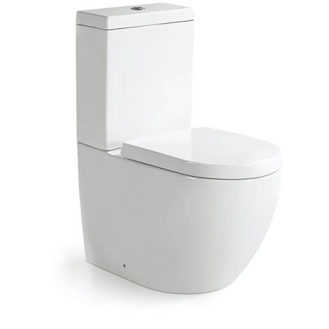Wc Con Cassetta Esterna In Ceramica 34x61x81 Cm Vorich Vortix Bianco