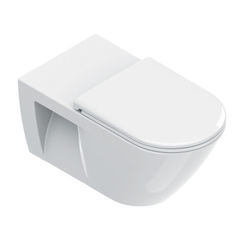 WC confort pmr 70x36 céramique blanc brillant - CRISTINA ONDYNA WCCT703601
