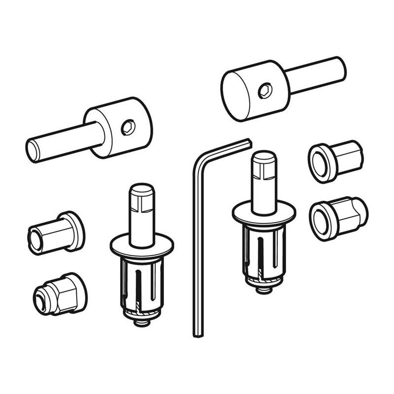 Charniere Geberit pour Vitelle abattant wc 573620