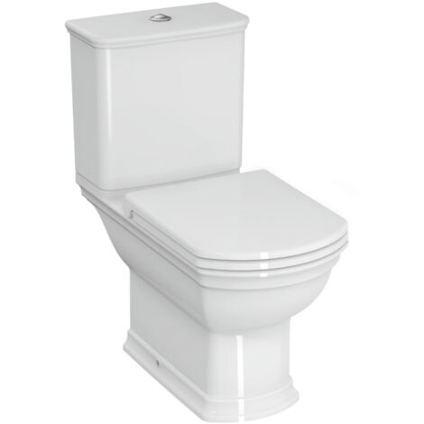 WC de pie sin reborde VITRA Valarte + asiento Blanco
