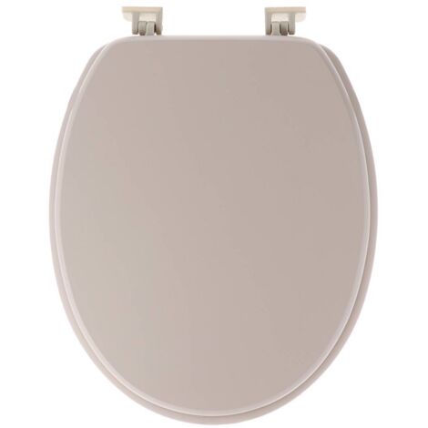 Wc-deckel mdf 18 zoll kunststoffbefestigungen - beige - Tendance