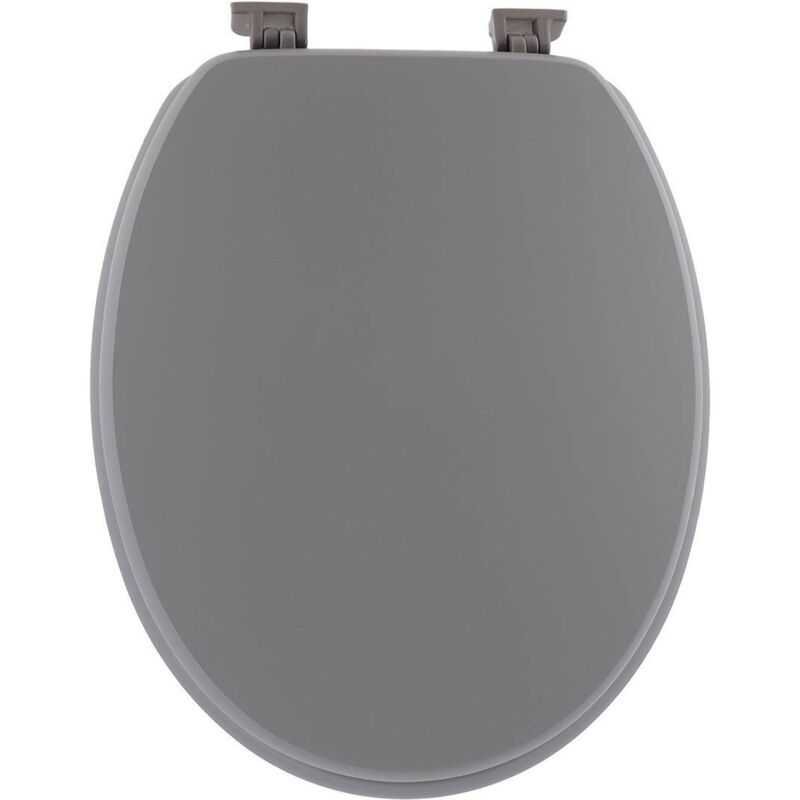 Tendance - Wc-deckel Mdf 18 Zoll Kunststoffbefestigungen - Grau