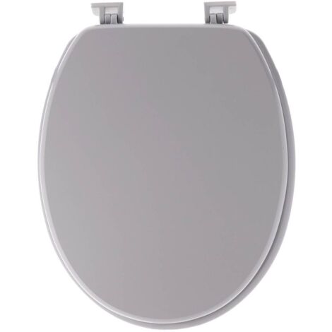 Wc-deckel mdf 18 zoll kunststoffbefestigungen - hellgrau - Tendance