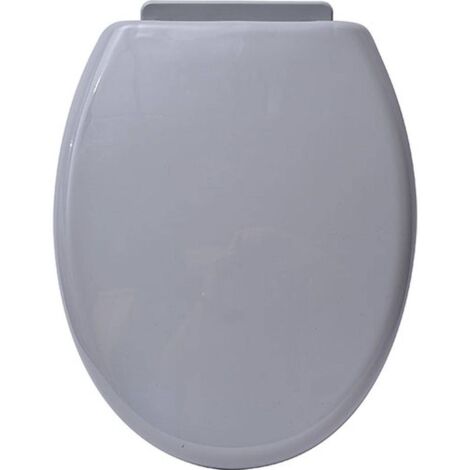 Wc-deckel pp 18 zoll kunststoffbefestigungen - grau - Tendance
