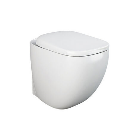 WC dos au mur avec fixation cachée
