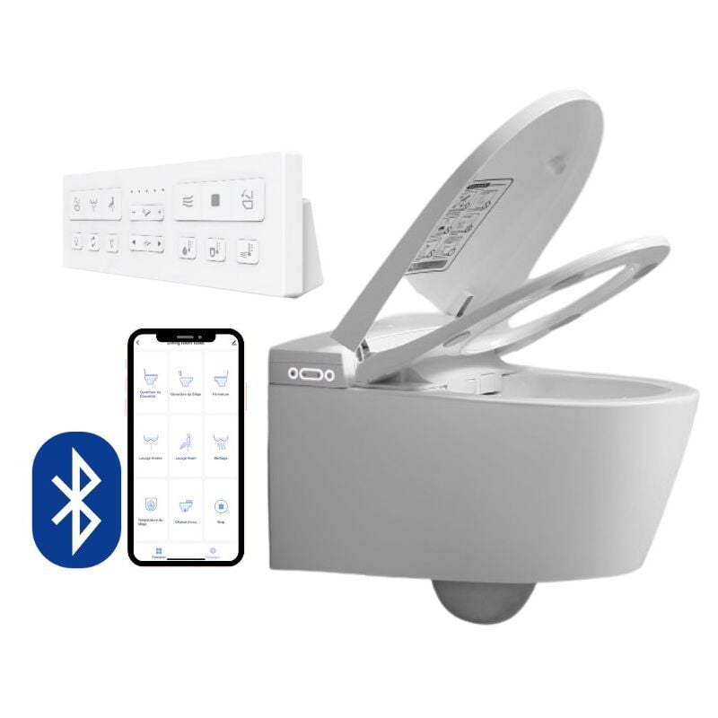 WC Suspendu Japonais Suspens Crystal V2