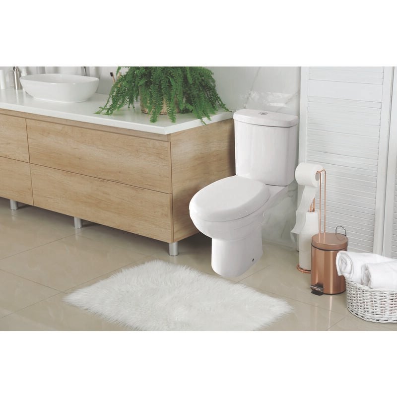 WC MELVILLE avec bride Sortie Horizontale - H78xl37,5x63,5cm - Céramique blanche