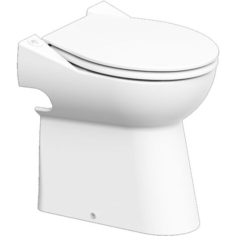 wc mit eingegliedertem triturator der marke sfa sanitrit modell sanicompact 43 silence