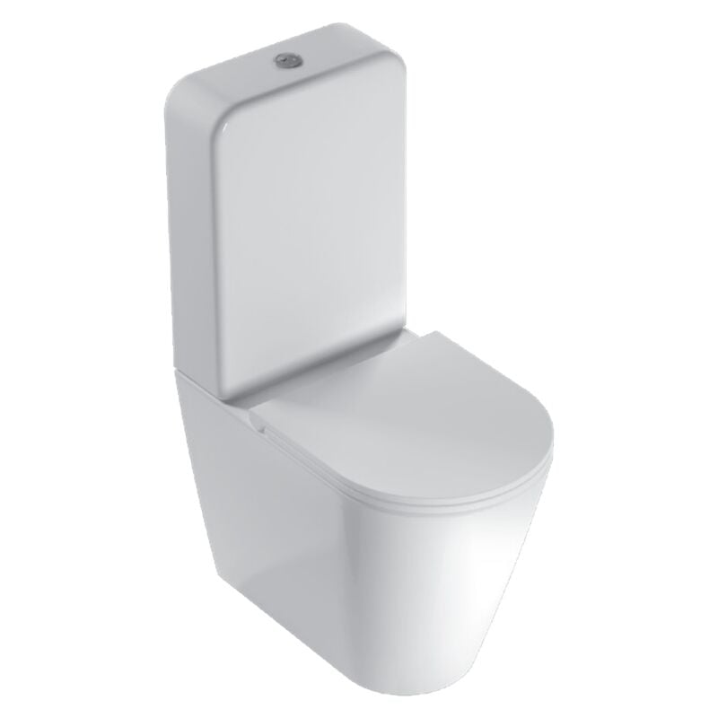 Ceramica Globo - wc monobloc 58x36 h 43cm Globo Forty3 FO003BI Blanc - Céramique