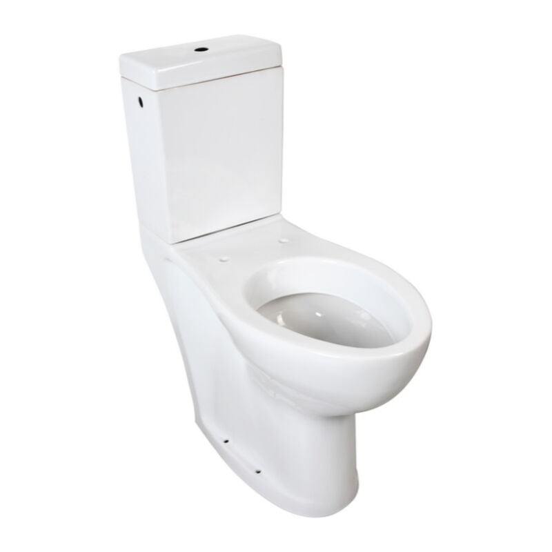Idral - wc monobloc en céramique blanche série easy 10246 Blanc - Céramique