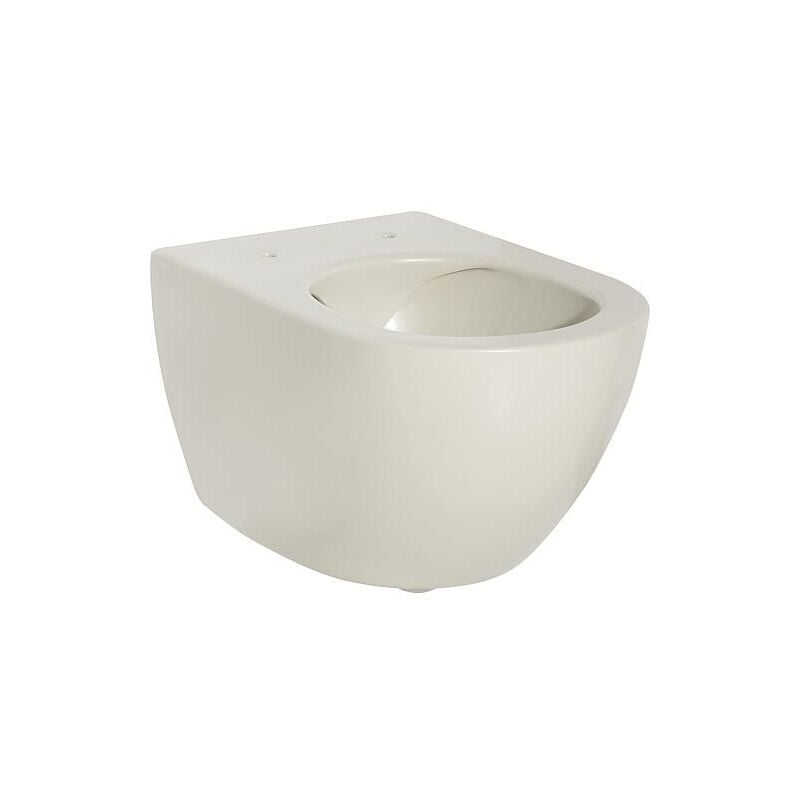 Evenes ® - wc mural fonde Elanda en céramique, sans rinçage Perle Mat