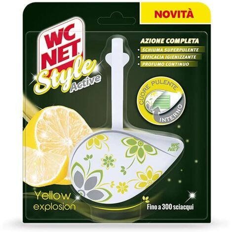 WC NET STYLE ACTIVE TAVOLETTA YELLOW EXPLOSION AD AZIONE COMPLETA