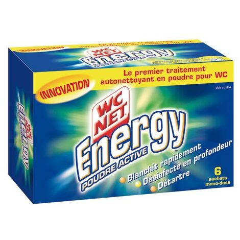 WC NET - Wc net poudre energy détartrante x6 sachets