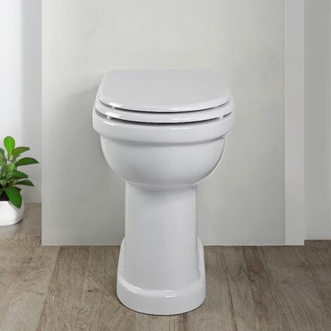 Wc per anziani H49 cm con scarico a pavimento