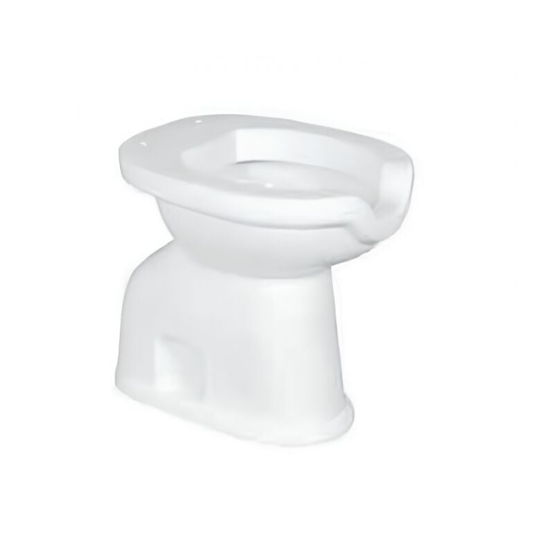 Wc pour personnes à mobilité réduite avec ouverture frontale avec siphon de sol blanc brillant - Senza coprivaso