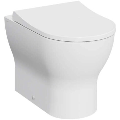 Wc rimless Mia Round a terra design tondo Vitra Sanitari