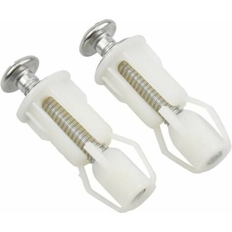 WC Siège Couvercle Vis Fixations de Siège de Toilette Easy Install, 2 pièces
