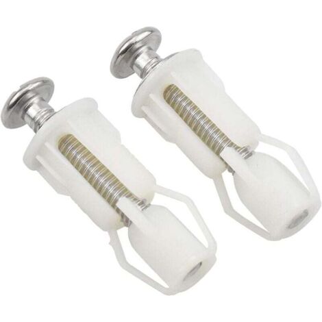 WC Siège Couvercle Vis Fixations de Siège de Toilette Easy Install, 2 pièces
