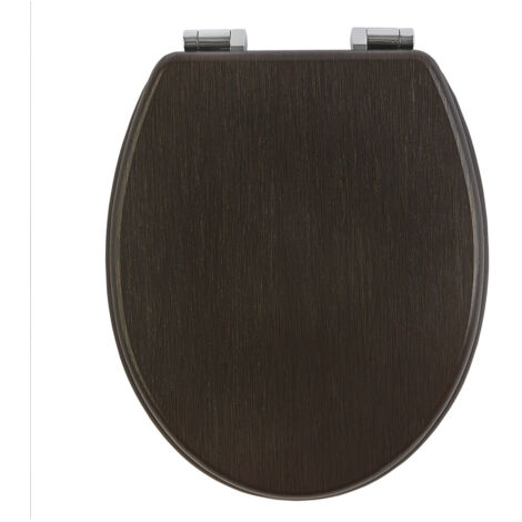 WC-Sitz aus MDF in Wenge-Optik