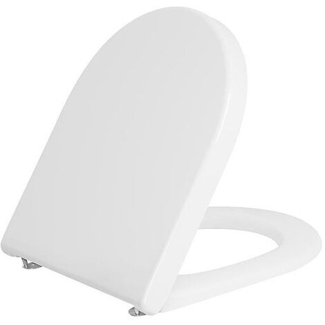 WC-Sitz Duravit Starck 3 Standard 380 x 30 x 383 mm, mit Edelstahl-Scharnier, weiß - 0063810000