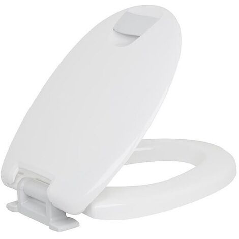 WC-Sitz Hamberger Haromed, 5cm Sitzhöhe, Haltergriffe grau - 524648