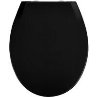 WC-Sitz Kos schwarz, Easy Close Thermopl WENKO