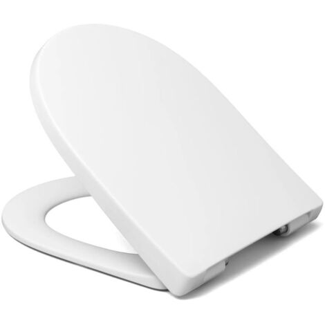 HAMBERGER WC-Sitz Lopata Softclose Premium weiß mit Edelstahl-Steckscharnier C0102G