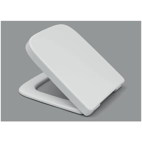 WC-Sitz Makira SoftClose mit Edelstahl-Bügelscharnier B0302Y weiß