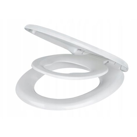 WC-Sitz mit Soft-Closing-Funktion, Kinderabdeckung