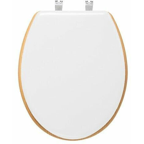 Wc-sitz modern color weiß aus holz - 5five