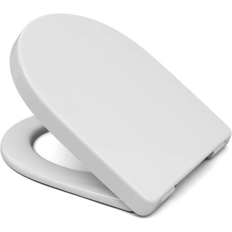 WC-Sitz Samar SoftClose mit Take-Off-Steckscharnier Edelstahl C0 weiß