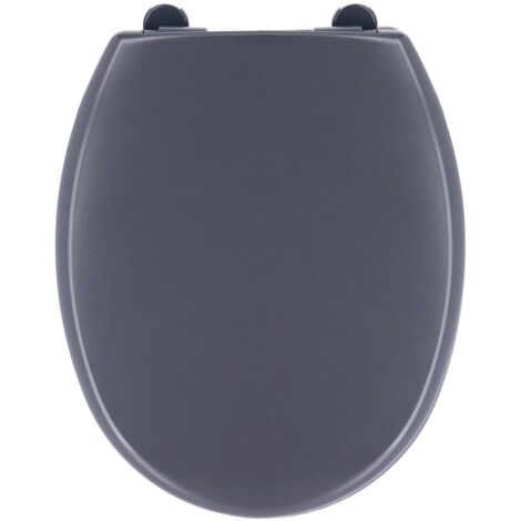 Wc-sitz thermodur 18 zoll + fallbremse kunststoffbefestigungen - grau - Tendance