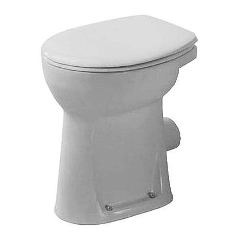 WC sur pied DURAPLUS SOUDAN, plat 360 x 465 mm, sortie verticale, blanc DURAVIT