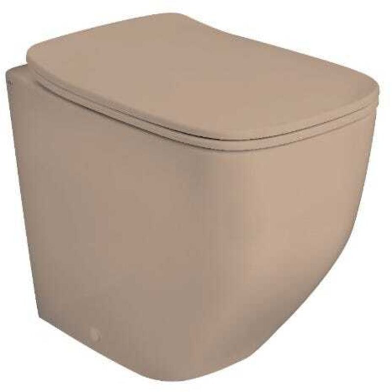 Kiamami Valentina - Wc Sur Pied En Céramique Sable Mat Mozart