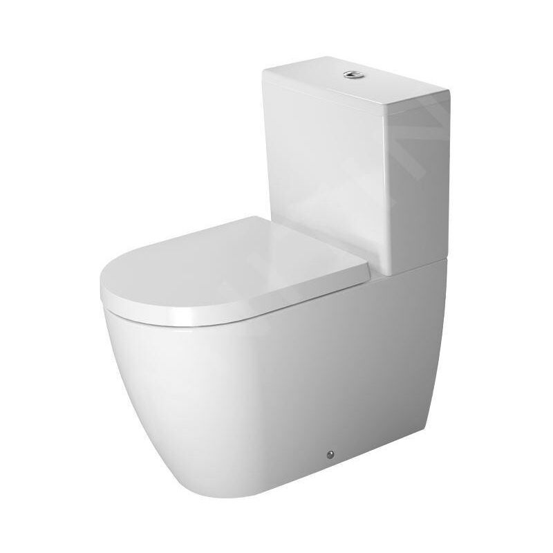 Duravit - me by Starck wc sur pied combiné, chasse d'eau basse