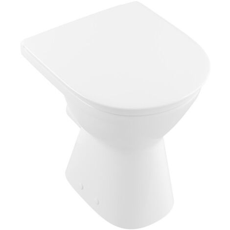 WC sur pied O.NOVO Vita plat, 360 x 490 mm blanc VILLEROY & BOCH