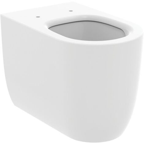 WC suspendu à faible profondeur, Blend Curve, AquaBlade, 360x565x400mm, blanc soie