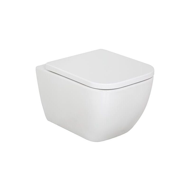 Evenes ® - wc suspendu à fond creux Angara LxHxP : 360 x 355 x 510 mm Sans bride Céramique blanche